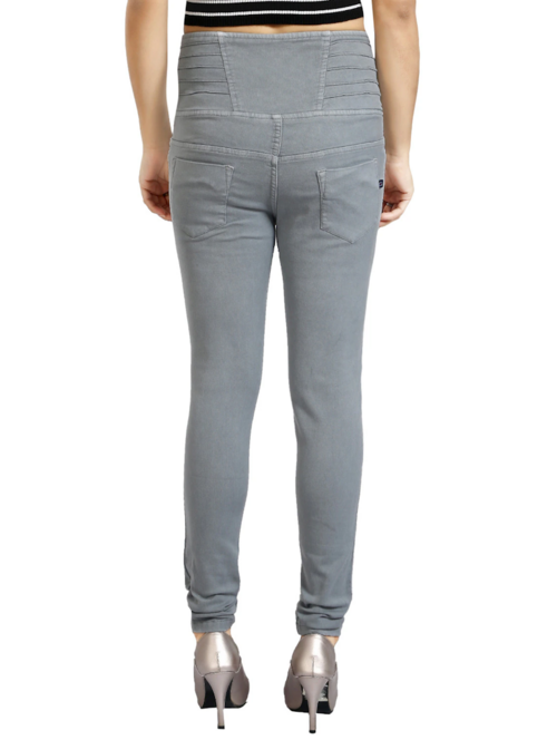 Women High Rise Denim Jeans(Size32)(Colorgrey)